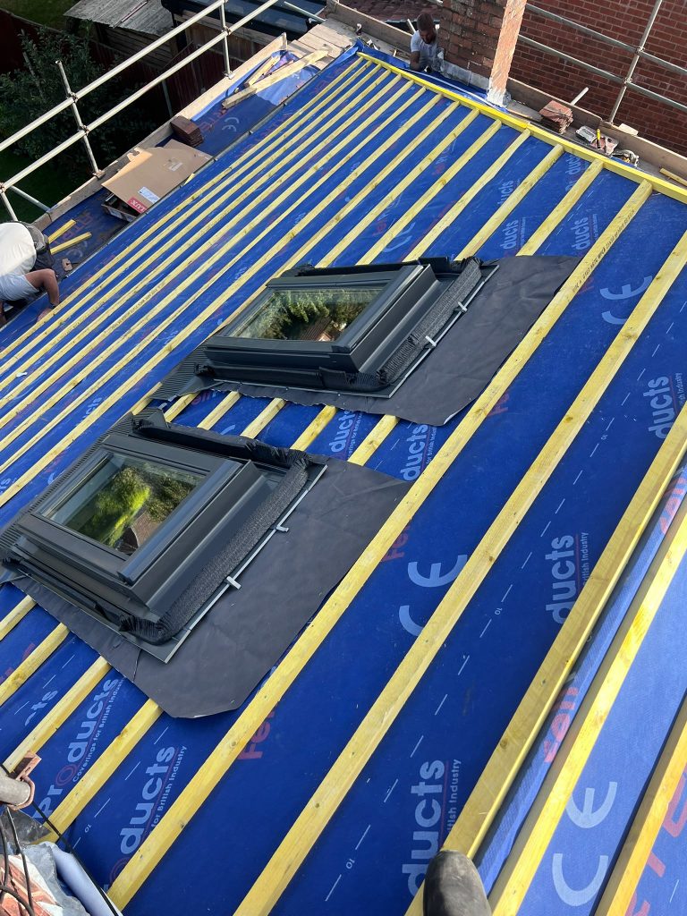 Worksop roof replacement in progress by Gold Zone Roofing (2)