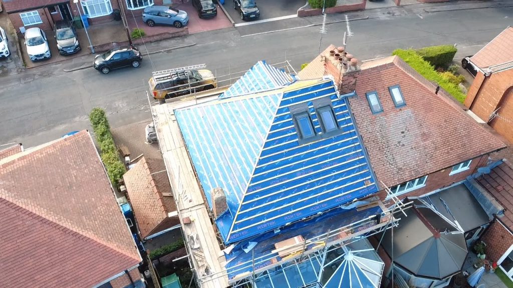 Worksop roof replacement in progress by Gold Zone Roofing (3)